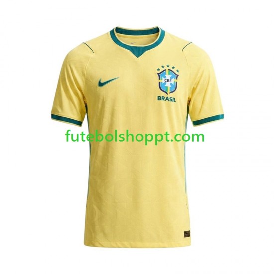 Camisola Homem Brasil Principais Equipamento Copa do Mundo 2026 Manga Curta