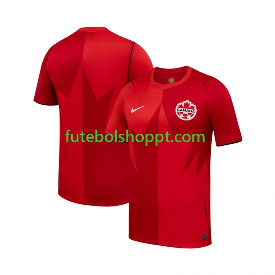 Camisola Homem Canadá Principais Equipamento Copa do Mundo 2026 Manga Curta
