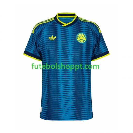 Camisola Homem Colômbia Alternativa Equipamento Copa do Mundo 2026 Manga Curta