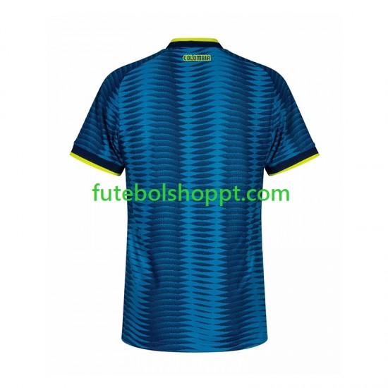 Camisola Homem Colômbia Alternativa Equipamento Copa do Mundo 2026 Manga Curta