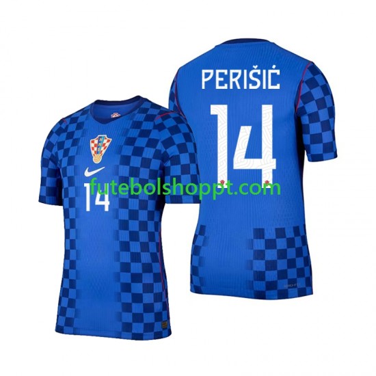 Camisola Homem Croácia Ivan Perisic 14 Alternativa Equipamento Copa do Mundo 2026 Manga Curta