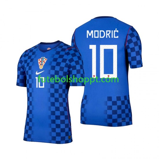 Camisola Homem Croácia Modrić Luka 10 Alternativa Equipamento Copa do Mundo 2026 Manga Curta