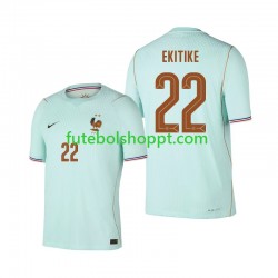 Camisola Homem França Hugo Ekitike 22 Alternativa Equipamento Copa do Mundo 2026 Manga Curta