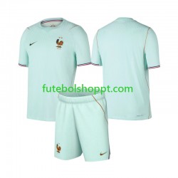 Camisola Júnior França Alternativa Equipamento Copa do Mundo 2026 Manga Curta