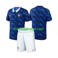 Camisola Júnior França Principais Equipamento Copa do Mundo 2026 Manga Curta