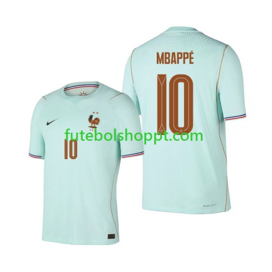 Camisola Homem França Mbappé Kylian 10 Alternativa Equipamento Copa do Mundo 2026 Manga Curta