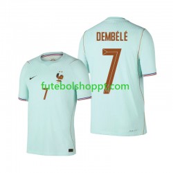 Camisola Homem França Ousmane Dembele 7 Alternativa Equipamento Copa do Mundo 2026 Manga Curta