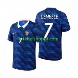 Camisola Homem França Ousmane Dembele 7 Principais Equipamento Copa do Mundo 2026 Manga Curta