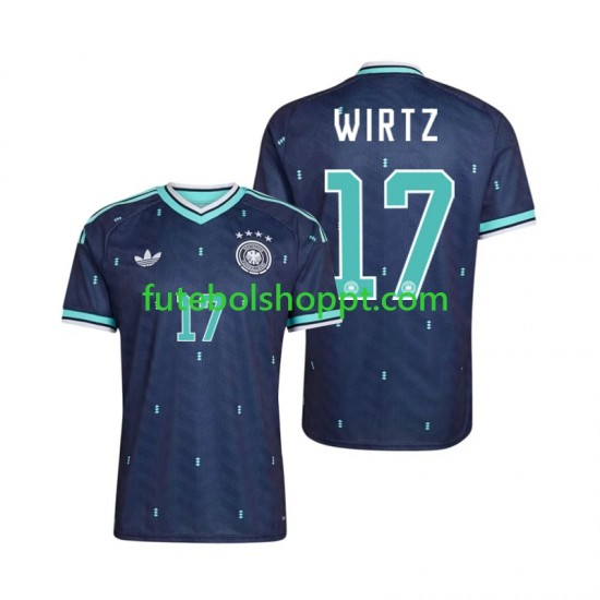 Camisola Homem Alemanha Florian Wirtz 17 Alternativa Equipamento Copa do Mundo 2026 Manga Curta