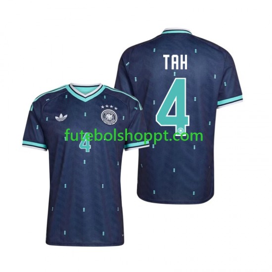 Camisola Homem Alemanha Jonathan Tah 4 Alternativa Equipamento Copa do Mundo 2026 Manga Curta