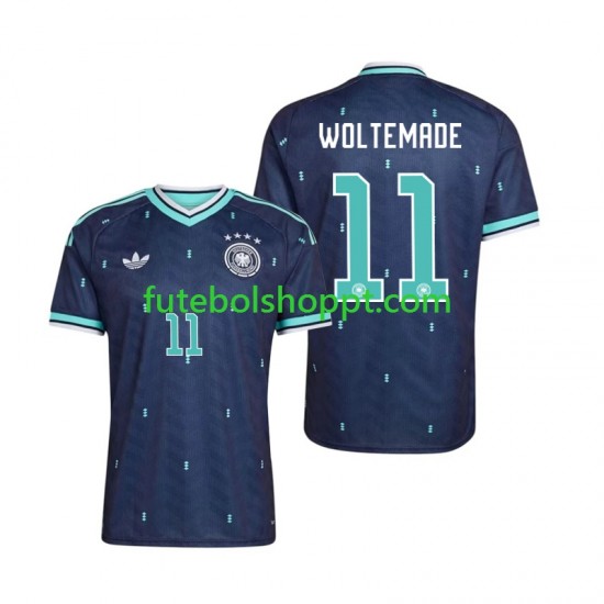 Camisola Homem Alemanha Nick Woltemade 11 Alternativa Equipamento Copa do Mundo 2026 Manga Curta