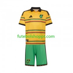 Camisola Júnior Jamaica Principais Equipamento Copa do Mundo 2026 Manga Curta