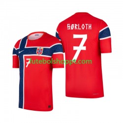 Camisola Homem Noruega Alexander Sorloth 7 Principais Equipamento Copa do Mundo 2026 Manga Curta