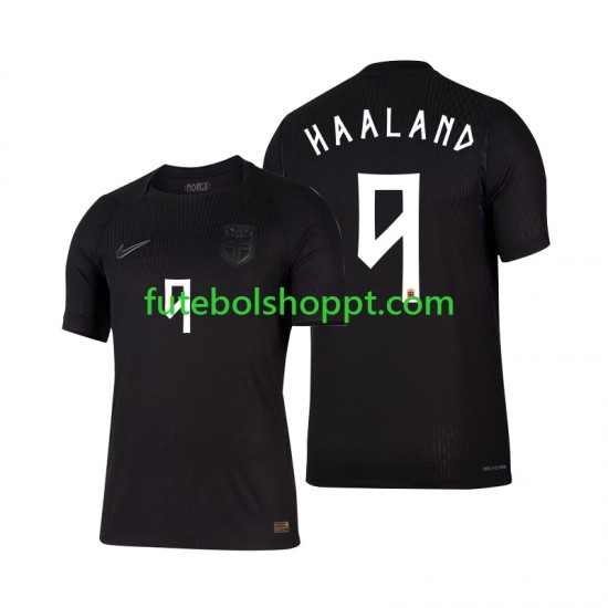 Camisola Homem Noruega Erling Haaland 9 Alternativa Equipamento Copa do Mundo 2026 Manga Curta