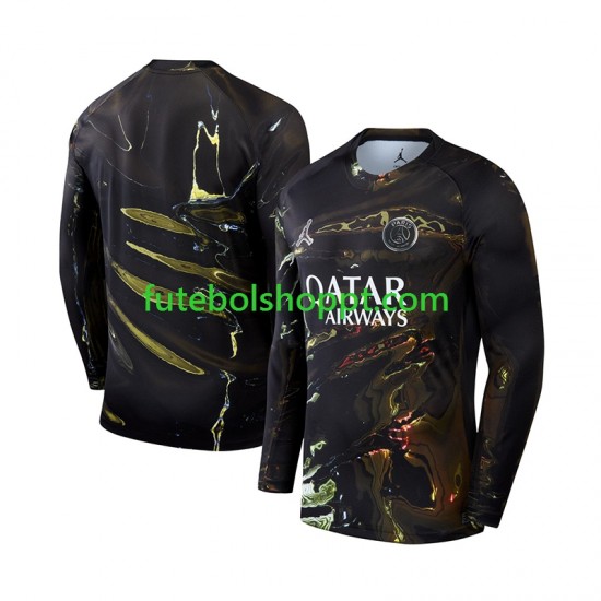 Camisola Homem Paris Saint-Germain Night Edition Quarto Equipamento 2025-2026 Manga Comprida