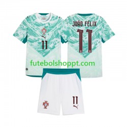 Camisola Júnior Portugal Joao Felix 11 Alternativa Equipamento 2026 2027 Manga Curta