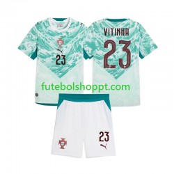 Camisola Júnior Portugal Vitinha 23 Alternativa Equipamento 2026 2027 Manga Curta