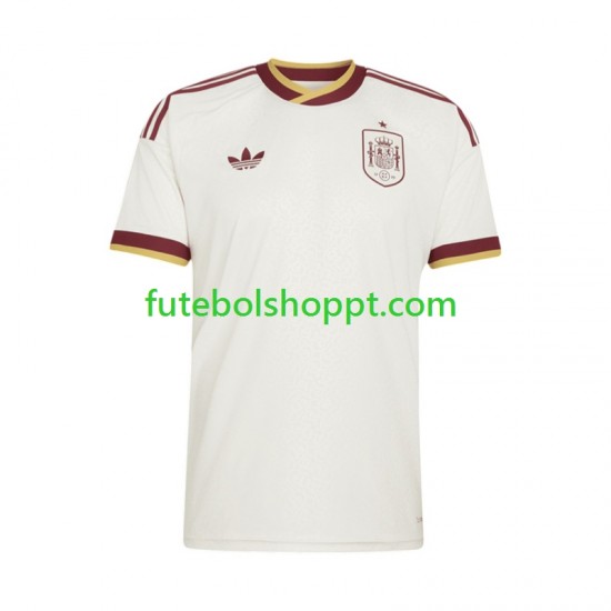 Camisola Homem Espanha Alternativa Equipamento Copa do Mundo 2026 Manga Curta