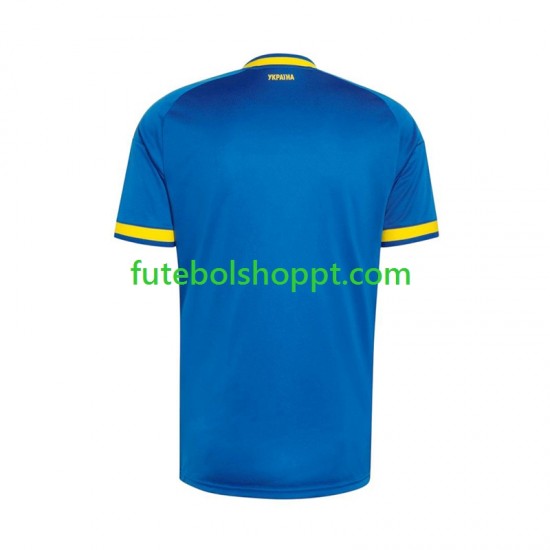 Camisola Homem Ucrânia Alternativa Equipamento Copa do Mundo 2026 Manga Curta