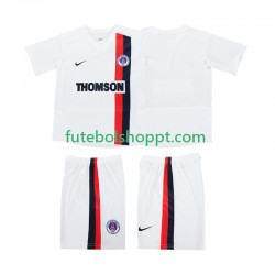 Camisola Júnior AC Milan 2003 Retro Alternativa Equipamento 2002 Manga Curta