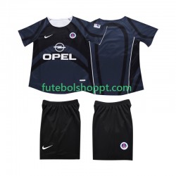 Camisola Júnior AC Milan 2003 Retro Terceiro Equipamento 2002 Manga Curta