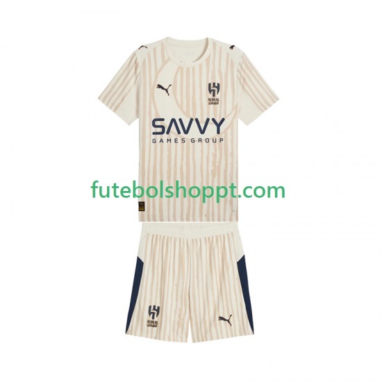 Camisola Júnior Al Hilal CWC Alternativa Equipamento 2025-2026 Manga Curta