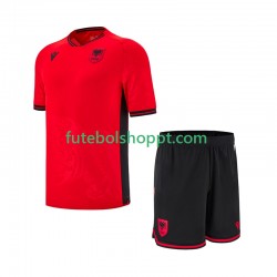 Camisola Júnior Albânia Principais Equipamento 2025-2026 Manga Curta