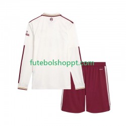 Camisola Júnior Arsenal Terceiro Equipamento 2025-2026 Manga Comprida