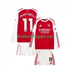 Camisola Júnior Arsenal Martin Zubimendi 11 Principais Equipamento 2025-2026 Manga Curta