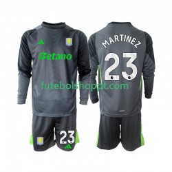 Camisola Júnior Aston Villa Emiliano Martinez 23 Guarda-redes Principais Equipamento 2025-2026 Manga Comprida Camisola Júnior Aston Villa Emiliano Martinez 23 Guarda-redes Principais Equipamento 2025-2026 Manga Comprida