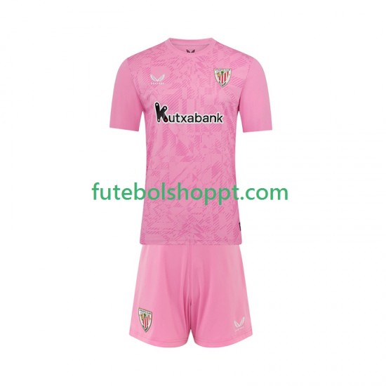 Camisola Júnior Athletic Bilbao Guarda-redes Alternativa Equipamento 2025-2026 Manga Curta