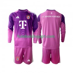 Camisola Júnior Bayern de Munique Guarda-redes Quarto Equipamento 2025-2026 Manga Comprida