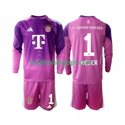 Camisola Júnior Bayern de Munique Manuel Neuer 1 Guarda-redes Quarto Equipamento 2025-2026 Manga Comprida