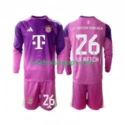 Camisola Júnior Bayern de Munique Sven Ulreich 26 Guarda-redes Quarto Equipamento 2025-2026 Manga Comprida