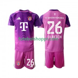 Camisola Júnior Bayern de Munique Sven Ulreich 26 Guarda-redes Quarto Equipamento 2025-2026 Manga Curta