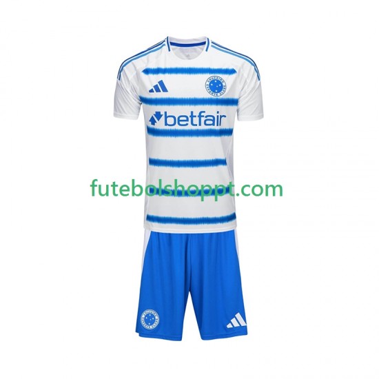 Camisola Júnior Cruzeiro Alternativa Equipamento 2025-2026 Manga Curta