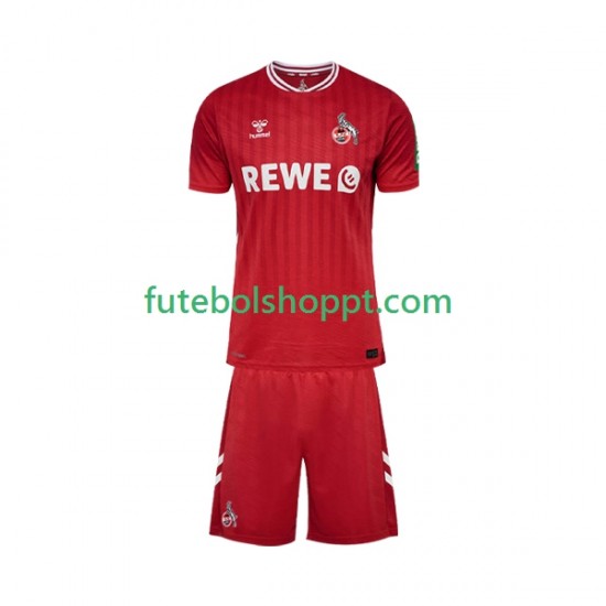 Camisola Júnior FC Köln Alternativa Equipamento 2025-2026 Manga Curta