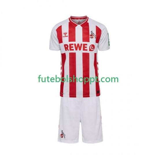 Camisola Júnior FC Köln Principais Equipamento 2025-2026 Manga Curta