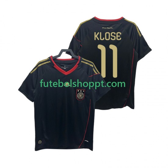Camisola Homem Alemanha KLOSE 11 Retro Alternativa Equipamento 2010 Manga Curta