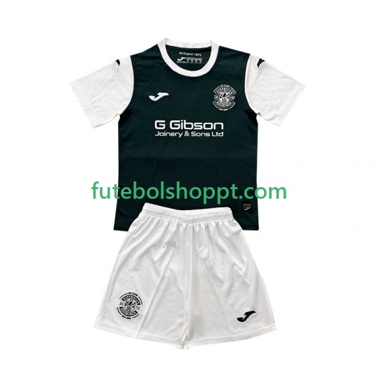 Camisola Júnior Hibernian Principais Equipamento 2025-2026 Manga Curta