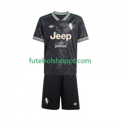 Camisola Júnior Juventus Terceiro Equipamento 2025-2026 Manga Curta