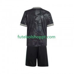 Camisola Júnior Juventus Terceiro Equipamento 2025-2026 Manga Curta