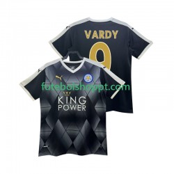 Camisola Homem Leicester City VARDY 9 2014 2015 Retro Alternativa Equipamento Manga Curta