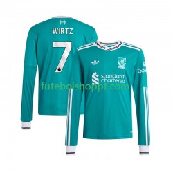 Camisola Homem Liverpool Florian Wirtz 7 Terceiro Equipamento 2025-2026 Manga Comprida