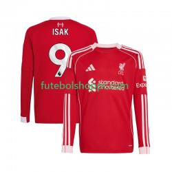 Camisola Homem Liverpool ISAK 9 Principais Equipamento 2025-2026 Manga Comprida