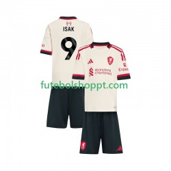 Camisola Júnior Liverpool ISAK 9 Alternativa Equipamento 2025-2026 Manga Curta