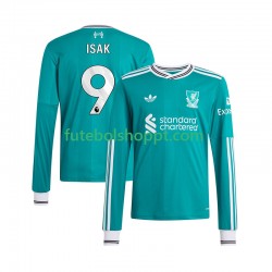 Camisola Homem Liverpool ISAK 9 Terceiro Equipamento 2025-2026 Manga Comprida
