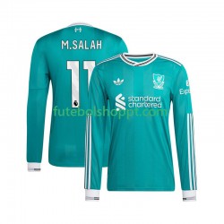 Camisola Homem Liverpool Mohamed Salah 11 Terceiro Equipamento 2025-2026 Manga Comprida