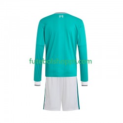Camisola Júnior Liverpool Terceiro Equipamento 2025-2026 Manga Comprida