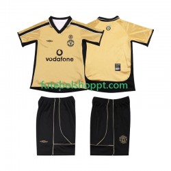 Júnior Manchester United Anniversary Football Shirt 2001 Terceiro Equipamento 2002 Manga Curta